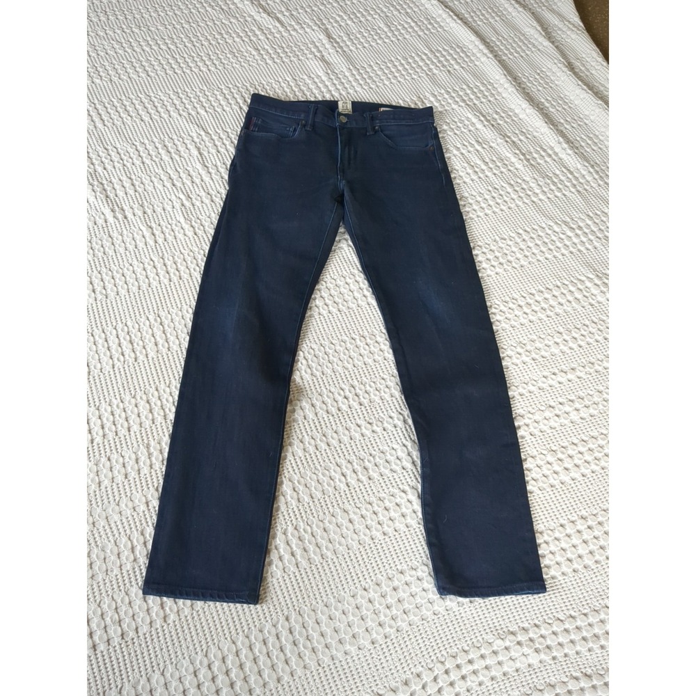 Hiroshi Kato The Pen Slim Selvedge Dark Wash Jeans Sz 30 Blue